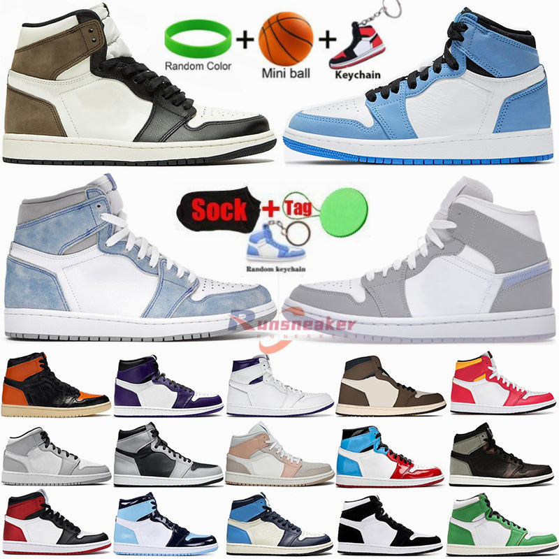 With Box Mens Basketball Shoes Jumpman 1 Mid Wolf Grey Bred Toe Chicago Obsidian UNC High OG Dark Mocha 1S University Blue Hyper Royal Womens Trainers Sneakers, 43
With Box Mens Basketball Shoes Jumpman 1 Mid Wolf Grey Bred Toe Chicago Obsidian UNC High OG Dark Mocha 1S University Blue Hyper Royal Womens Trainers Sneakers, 43