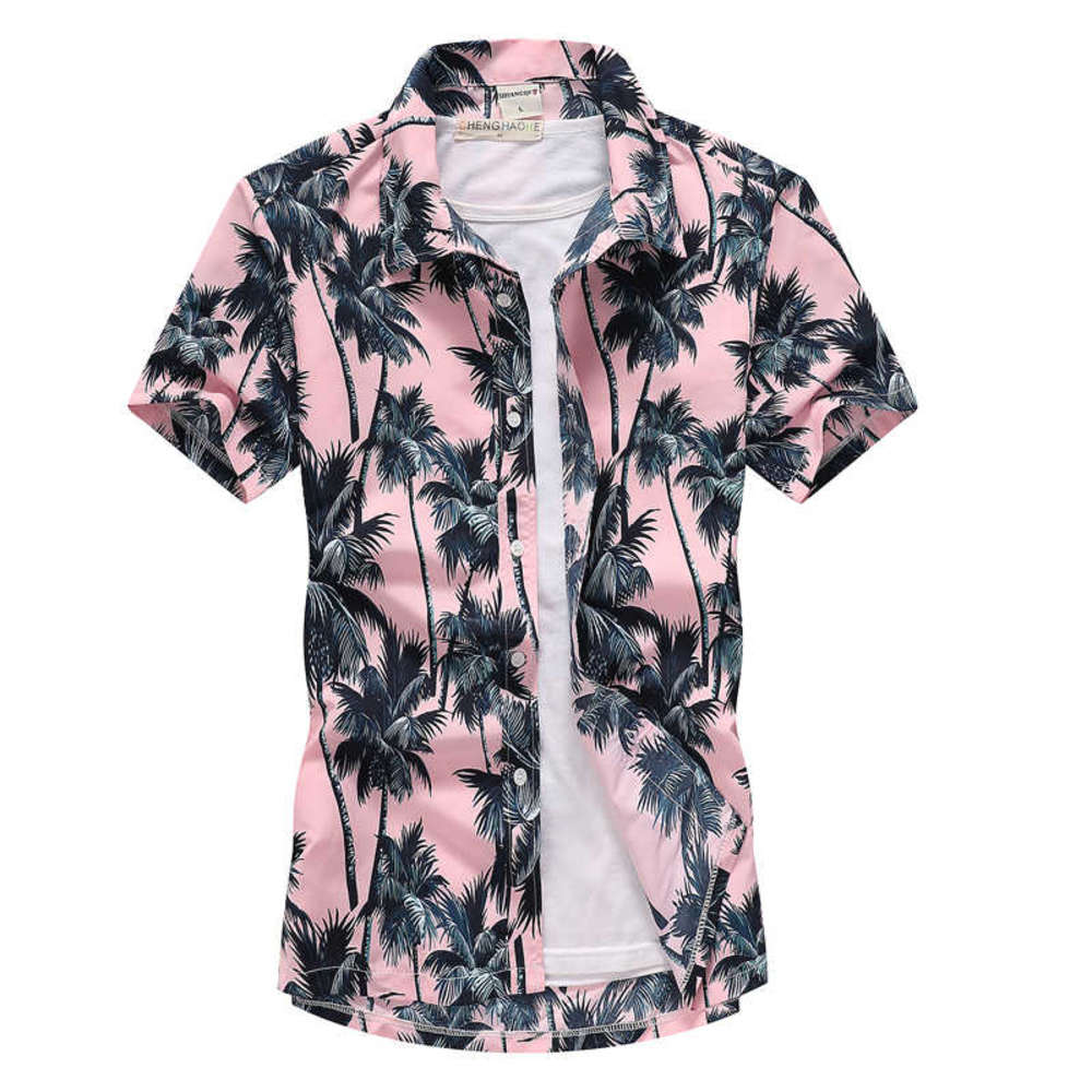 Summer Beach Hawaiian Shirt Short Mouw Plus Size Flowers Coconut Palm Print Pink White Shirts Men Casual Holiday Camisas, White;black
Summer Beach Hawaiian Shirt Short Mouw Plus Size Flowers Coconut Palm Print Pink White Shirts Men Casual Holiday Camisas, White;black