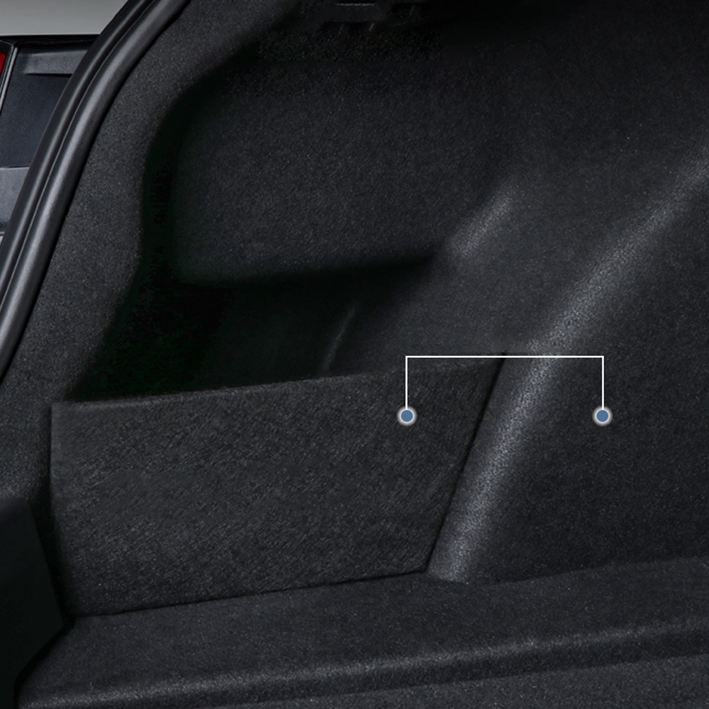 2025 new For Honda Accord 20082021 Car Accessories Organizer Board Flannel Auto Trunk Side Storage Partitions Plate Tail Box Shield271C34608