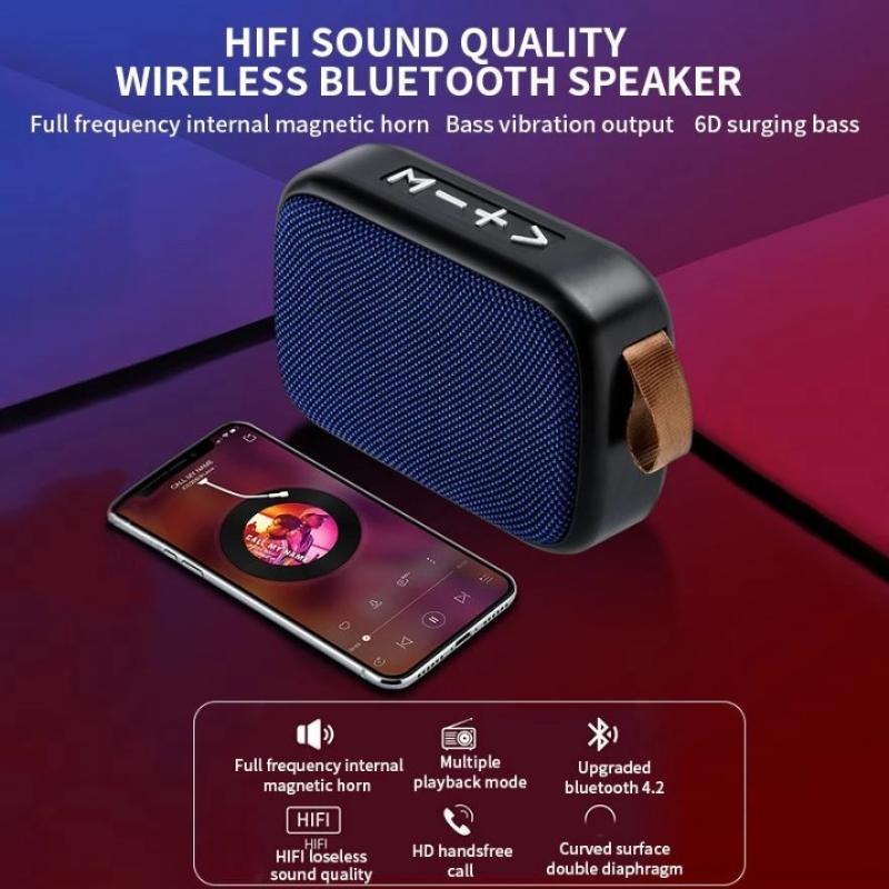 Portable Speakers 2022 G2 Fabric Wireless Bluetooth 4.2 Speaker Outdoor Creative Card U Drive Audio Mini Subwoofer
Portable Speakers 2022 G2 Fabric Wireless Bluetooth 4.2 Speaker Outdoor Creative Card U Drive Audio Mini Subwoofer