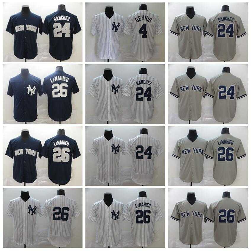 men baseball 26 dj lemahieu jersey 24 gary sanchez 4 lou gehrig navy blue white grey black team color pinstripe all stitching pure cotton br, Blue;black
men baseball 26 dj lemahieu jersey 24 gary sanchez 4 lou gehrig navy blue white grey black team color pinstripe all stitching pure cotton br, Blue;black