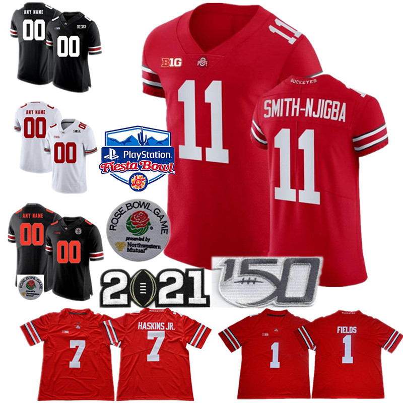 NCAA Ohio State Buckeyes Justin Fields Football Jerseys 2 Chase Young JK Dobbins Jaxon Smith-Njigba Fleming Dwayne Nick Bosa Archie Griffin Eddie George 150TH Patch, Colour 4
NCAA Ohio State Buckeyes Justin Fields Football Jerseys 2 Chase Young JK Dobbins Jaxon Smith-Njigba Fleming Dwayne Nick Bosa Archie Griffin Eddie George 150TH Patch, Colour 4