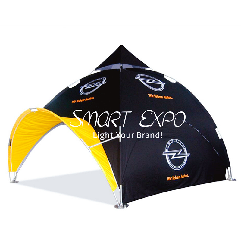 Outdoor Pentagram Canopy Arch Tent for Event Advertising Display with Customized Logo Printing Wheeled Bag Packing