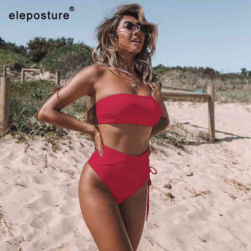 Sexy High Waist Bikini Swimwear Women Bandage Swimsuit Push Up Set Off Shoulder Bathing Suits Summer Beach Wear 210521, White
Sexy High Waist Bikini Swimwear Women Bandage Swimsuit Push Up Set Off Shoulder Bathing Suits Summer Beach Wear 210521, White