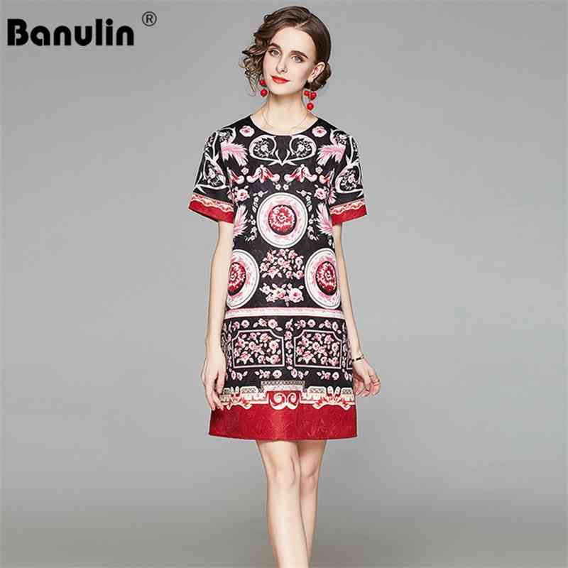 Banulin Summer Fashion Runway Short Dress Women Sleeveless Floral Print Ladies Elegant Party Mini Vestidos 210603, Black
Banulin Summer Fashion Runway Short Dress Women Sleeveless Floral Print Ladies Elegant Party Mini Vestidos 210603, Black