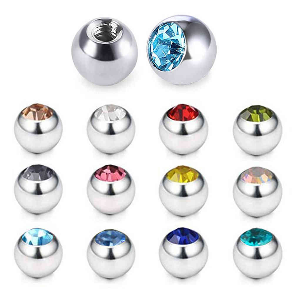 Crystal Clear Gem Ball 3mm 4mm 6m Lip Tragus Studs Ear Helix Labret Bar 1.2mm 14G Screw Eyebrow Fashion Body Jewelry
Crystal Clear Gem Ball 3mm 4mm 6m Lip Tragus Studs Ear Helix Labret Bar 1.2mm 14G Screw Eyebrow Fashion Body Jewelry
