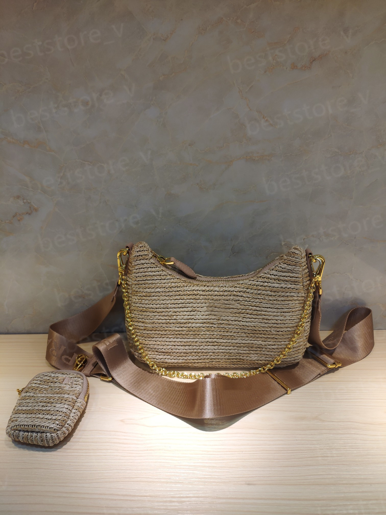 2021 fashion designer luxury straw woven 3-in-1 messenger bag handbag underarmbag coin purse, Other options
2021 fashion designer luxury straw woven 3-in-1 messenger bag handbag underarmbag coin purse, Other options