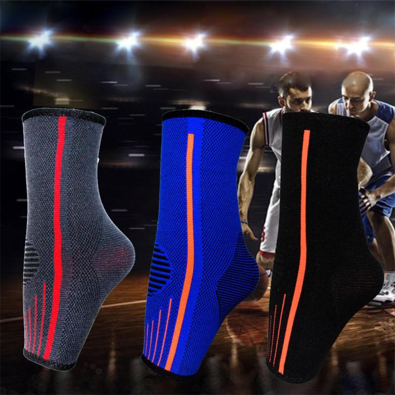 Ankle Support Kuulee 1PC Unisex Knitted Sprain Prevent Guard Warm Angle Pad For Running Playing Football Basketball, Black orange 
Ankle Support Kuulee 1PC Unisex Knitted Sprain Prevent Guard Warm Angle Pad For Running Playing Football Basketball, Black orange