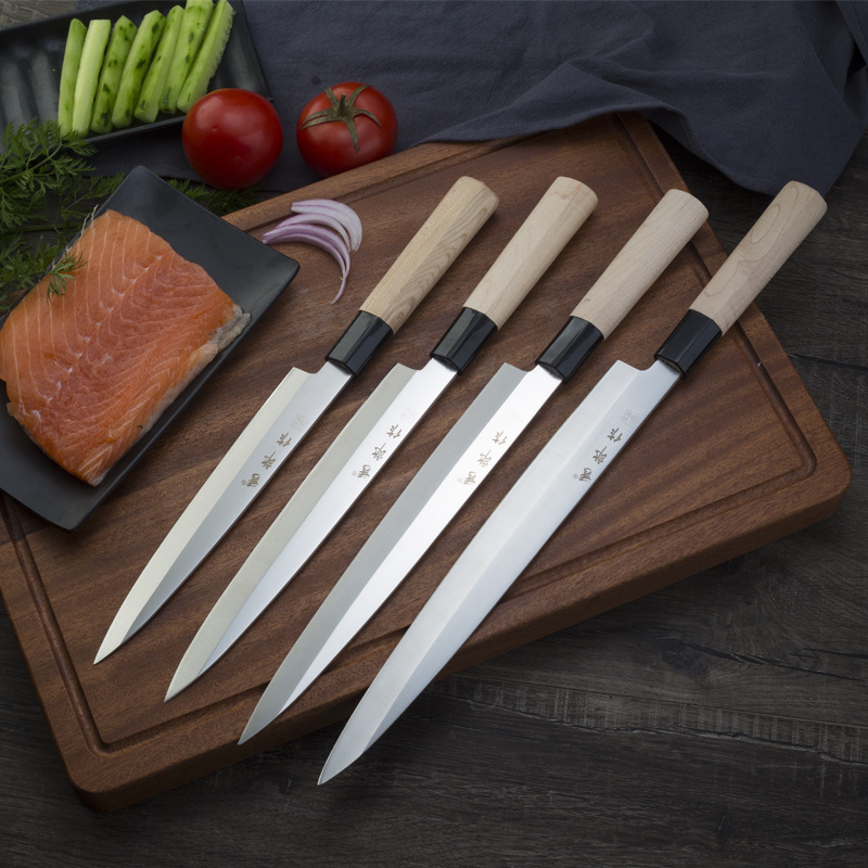 Japanese High Carbon Stee Knife Fish Fieting Sashimi Sushi Sicing Carving Chef Knife Ceaver Cooking Toos
Japanese High Carbon Stee Knife Fish Fieting Sashimi Sushi Sicing Carving Chef Knife Ceaver Cooking Toos