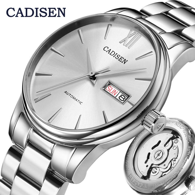 Wristwatches CADISEN Automatic Watch For Men Japan NH36A Mechanical Date Week Waterproof Mens Watches Top 2021, White
Wristwatches CADISEN Automatic Watch For Men Japan NH36A Mechanical Date Week Waterproof Mens Watches Top 2021, White