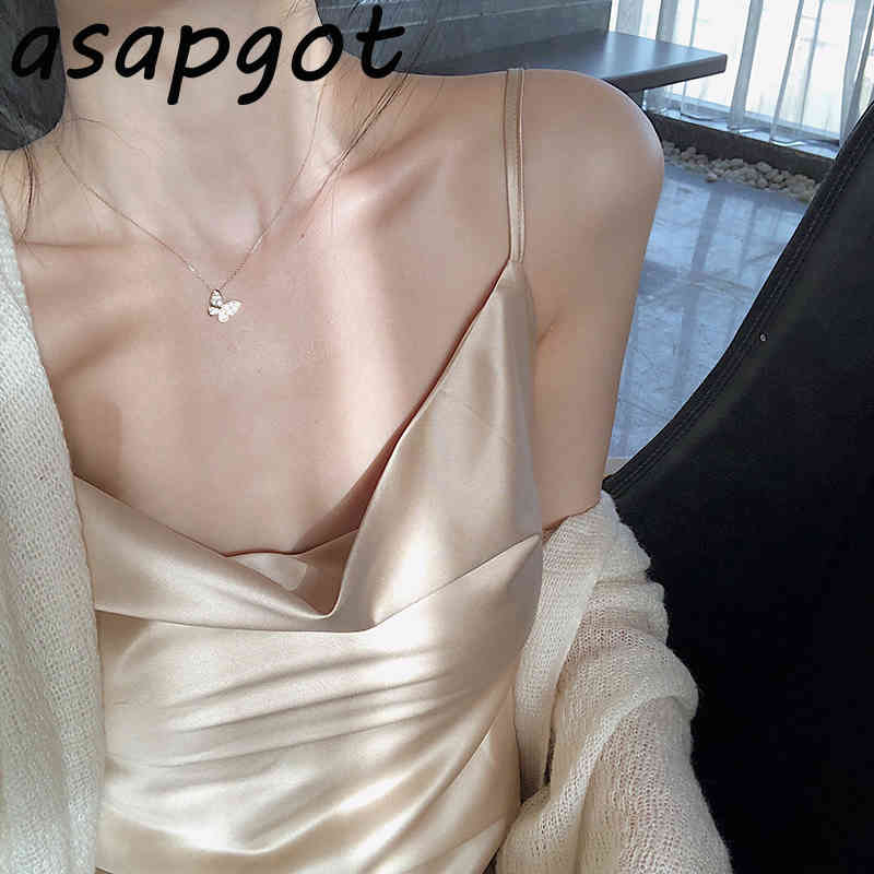 Dresses Satin Summer Sexy Gold Yellow Spaghetti Strap Silk Dress Women Sleeveless Mini Slim Temperament Vestido Feminino 210429