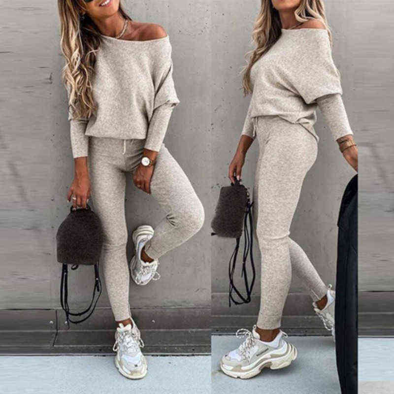 YICIYA tracksuit women womens tracksuit set jogger summer pants for women plus size sets two piece set women's pants suit 211118