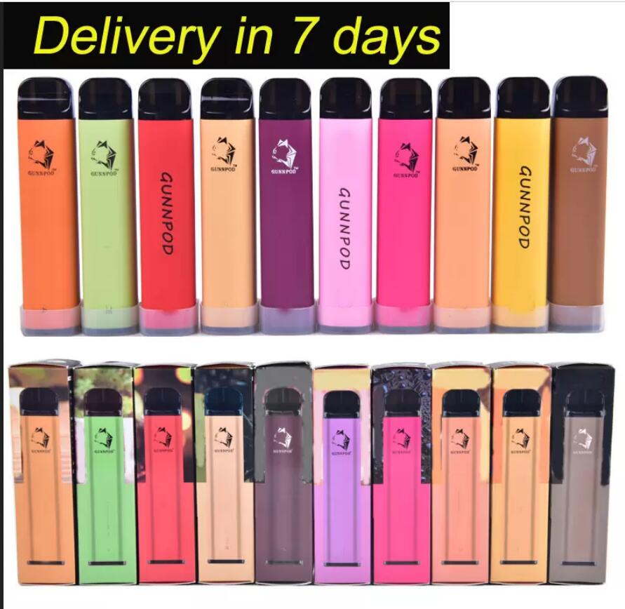 20 Flavors GunnPod E-cigarettes Disposable Vape Pen Device Kit 2000 Puffs 20 Colors 1250mAh Battery Prefilled 8ml Pod VS Bang XXL pro Max 2500 iget 1800
20 Flavors GunnPod E-cigarettes Disposable Vape Pen Device Kit 2000 Puffs 20 Colors 1250mAh Battery Prefilled 8ml Pod VS Bang XXL pro Max 2500 iget 1800