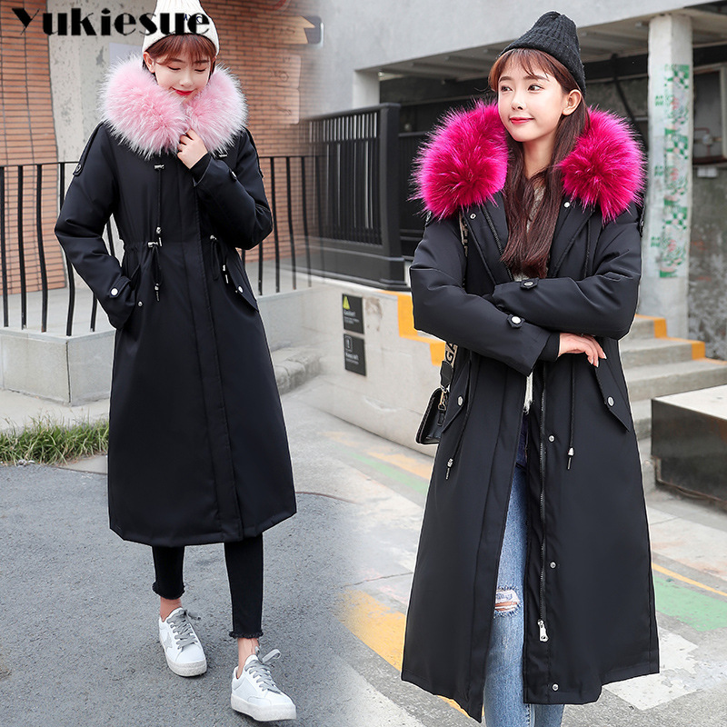 winter women long jacket female coat Warm Winter hooded with fur collar down parka mujer plus size XXXL 210518, Pink
winter women long jacket female coat Warm Winter hooded with fur collar down parka mujer plus size XXXL 210518, Pink