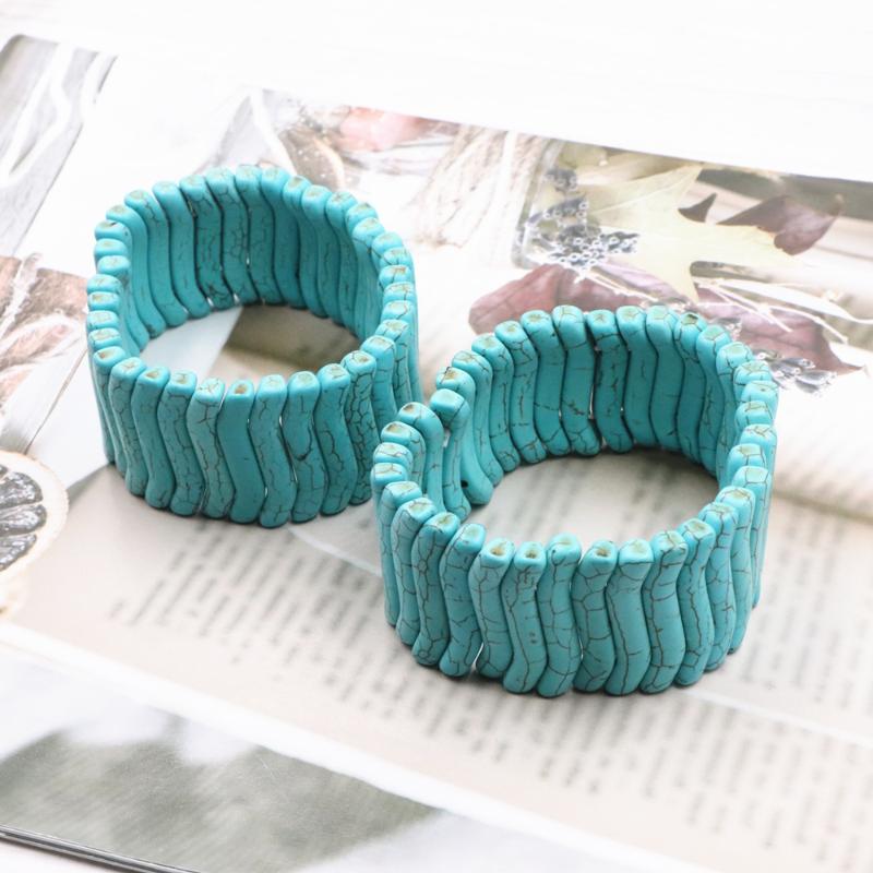 Charm Bracelets Boho Blue Turquoises Stone Beads Bracelet For Women Men Strand Charms Bangle Wriist Accessories Wholesale Jewelry B251
Charm Bracelets Boho Blue Turquoises Stone Beads Bracelet For Women Men Strand Charms Bangle Wriist Accessories Wholesale Jewelry B251