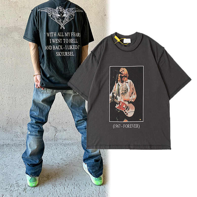 2021 Spring Summer Rock Star T Shirt Skateboard Angel Lover Oversize Tshirt Men Women Short Sleeve Holes Tee, White;black
2021 Spring Summer Rock Star T Shirt Skateboard Angel Lover Oversize Tshirt Men Women Short Sleeve Holes Tee, White;black