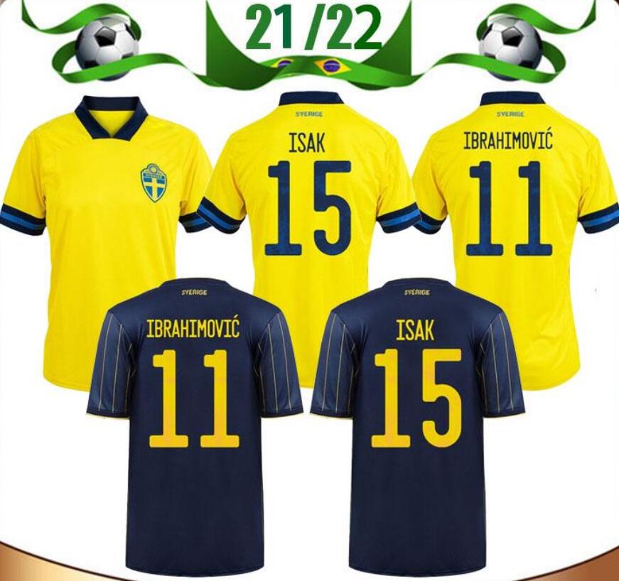 Men's Clothing Player version 21/22 Sweden Soccer jerseys 2021 Home #11 IBRAHIMOVIC #15 ISAK #10 FORSBERG #8 EKDAL Away national team Football Shirts Short sleeve T Shirt, Home player version
Men's Clothing Player version 21/22 Sweden Soccer jerseys 2021 Home #11 IBRAHIMOVIC #15 ISAK #10 FORSBERG #8 EKDAL Away national team Football Shirts Short sleeve T Shirt, Home player version