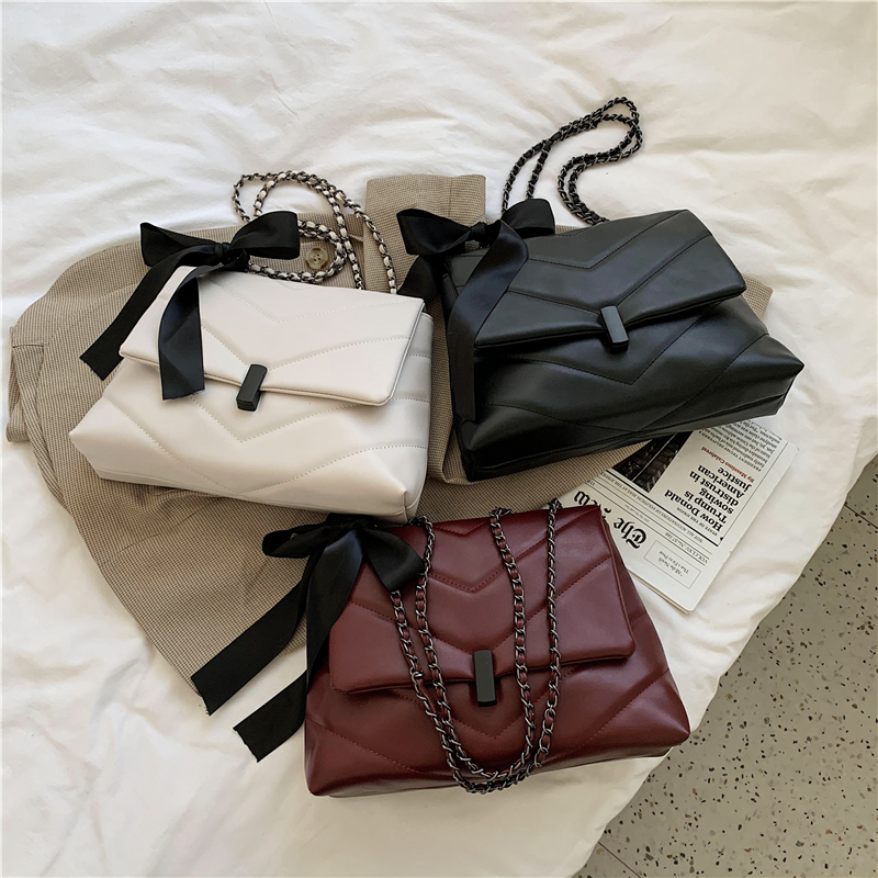 Crossbody Bags Ribbon Design Small PU Leather For Women 2021 Winter Trend Hand Bag Women's Shoulder Handbags, Black
Crossbody Bags Ribbon Design Small PU Leather For Women 2021 Winter Trend Hand Bag Women's Shoulder Handbags, Black