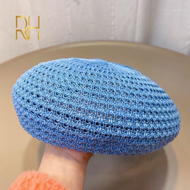 Spring And Summer Fashion Breathable Hat Ladies Cotton Linen Solid Color Beret French Artist Knitted Cap Berets, White
Spring And Summer Fashion Breathable Hat Ladies Cotton Linen Solid Color Beret French Artist Knitted Cap Berets, White