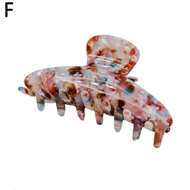 Acetate Hair Claws Big Size Square Hair Crabs Clip Fashion Leopard Clamps For Women Hair Accessories Grain