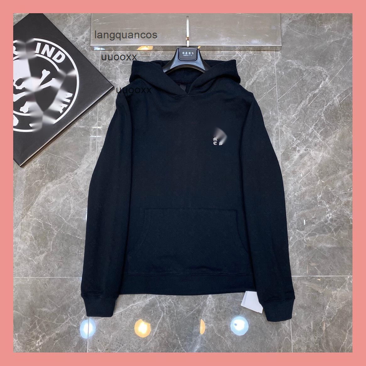 men' hoodie high quality chrome//hearts early American couple top simple print hooded long sleeve front shoulder men' and women' sweater, White
men' hoodie high quality chrome//hearts early American couple top simple print hooded long sleeve front shoulder men' and women' sweater, White