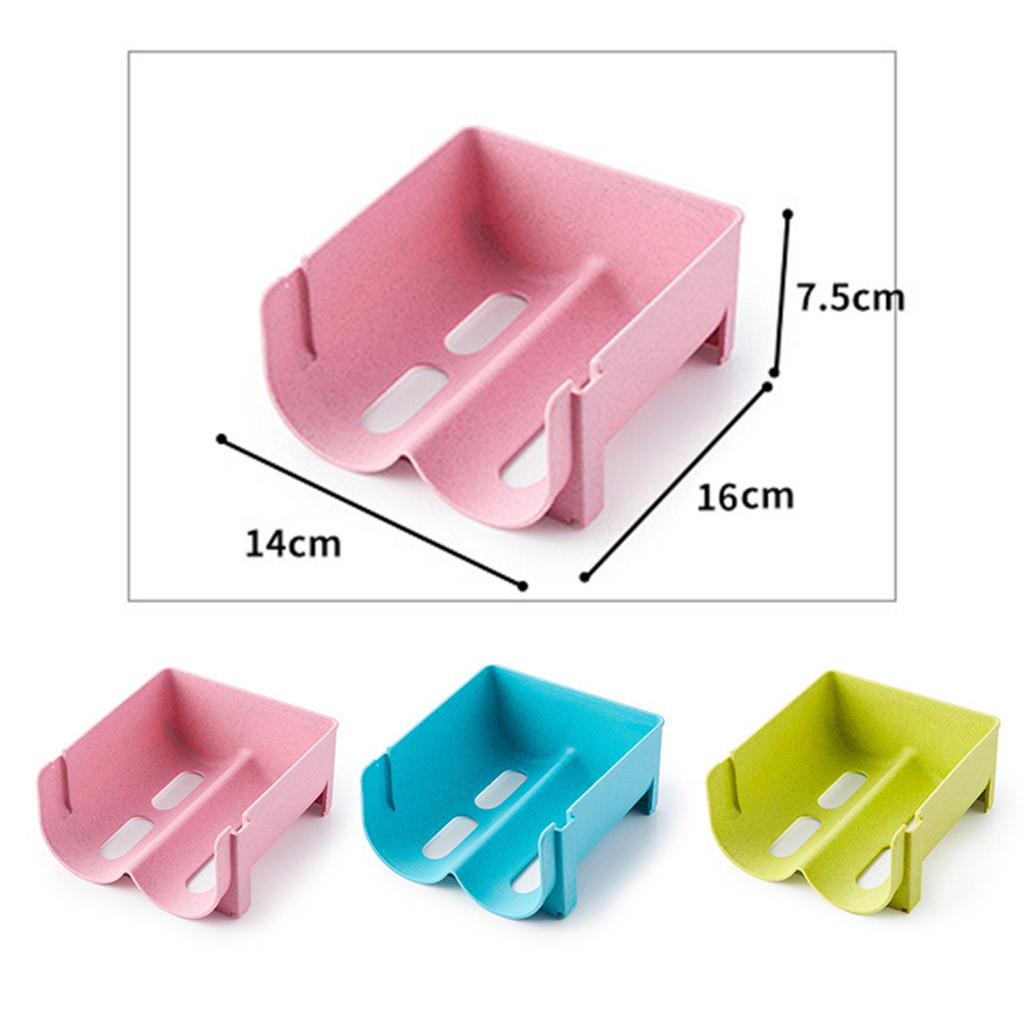 Refrigerator storage basket kitchen box at home can organizing tool of hollow design drinks, ventilation to avoid OIdium