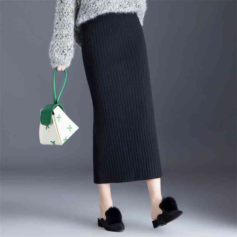 Knitted hip skirt spring and autumn Korean version Casual Solid Knee-Length Natural Pencil 210603, Coffee color
Knitted hip skirt spring and autumn Korean version Casual Solid Knee-Length Natural Pencil 210603, Coffee color