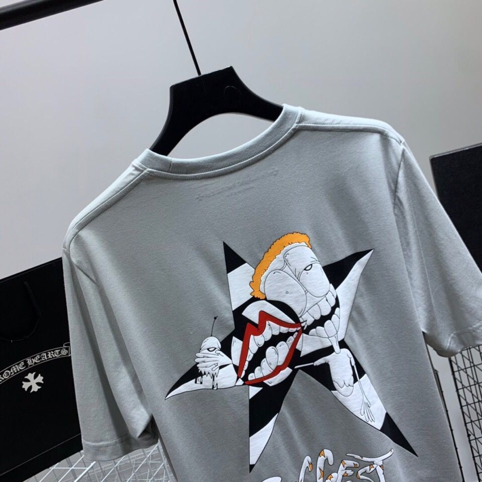 New style summer New Green 2021 Fashion Graffiti Print Croxin Tshirt Grey Cartoon Lips Short Sleeve Men's and Women's Chrome Heart, White;black
New style summer New Green 2021 Fashion Graffiti Print Croxin Tshirt Grey Cartoon Lips Short Sleeve Men's and Women's Chrome Heart, White;black