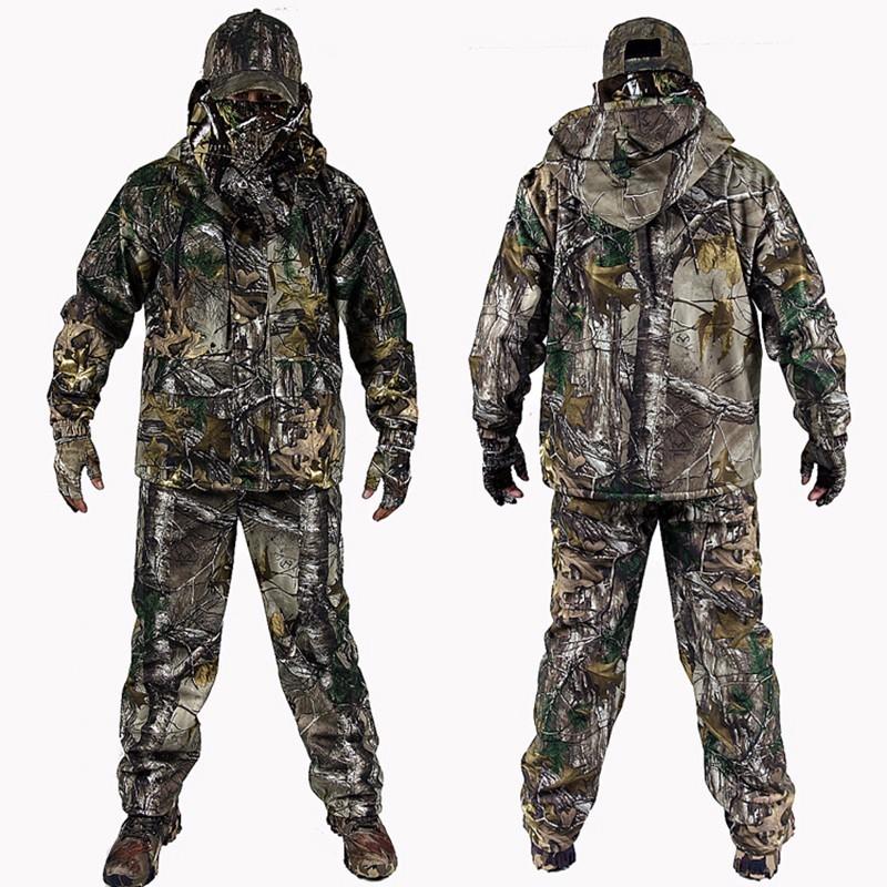 Hunting Sets 4 PC Winter Bionic Camouflage Suits Outdoor Tactical Hiking Clothing Jacket Pants Windbreaker Hoodie Gloves Hat, As pic
Hunting Sets 4 PC Winter Bionic Camouflage Suits Outdoor Tactical Hiking Clothing Jacket Pants Windbreaker Hoodie Gloves Hat, As pic