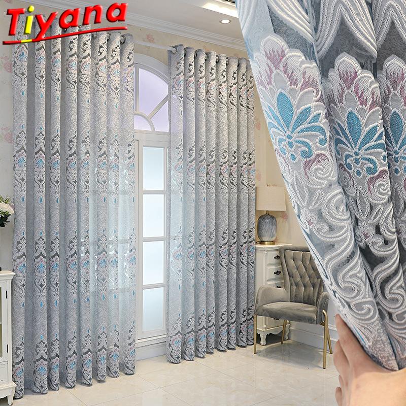 Curtain & Drapes Luxury Grey Jacquard Curtains For Living Room 3D European Semi-Blackout Noble Geometry Tulle Bedroom #VT
Curtain & Drapes Luxury Grey Jacquard Curtains For Living Room 3D European Semi-Blackout Noble Geometry Tulle Bedroom #VT