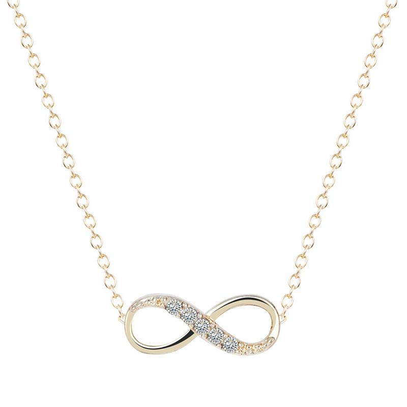 Pendant Necklaces Chereda Gold Silver Plated Tiny Luxury Infinity Necklace Lovely Promise Symbol Charm Necklacesfor Women Gift
Pendant Necklaces Chereda Gold Silver Plated Tiny Luxury Infinity Necklace Lovely Promise Symbol Charm Necklacesfor Women Gift