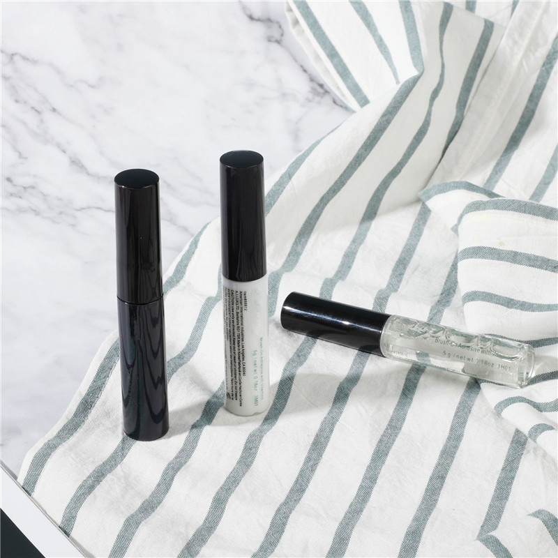 Eyelash Adhesives Eye Lash Glue brush-on vitamins white clear black 5g Packaging Makeup Tool