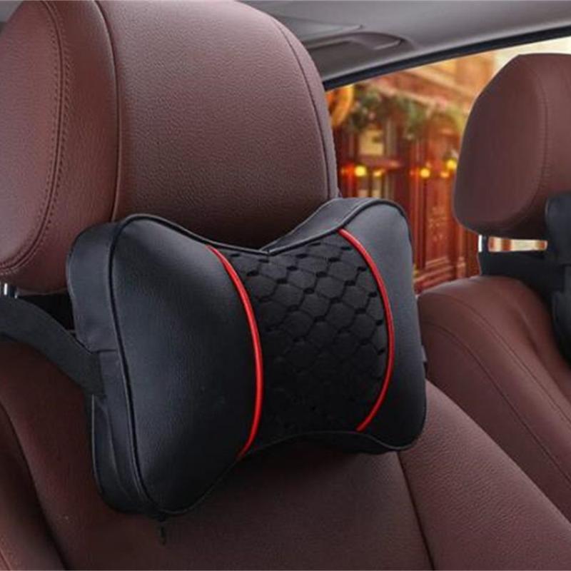 Seat Cushions 2 Pieces Leather Memory Cotton Car Ergonomic Headrest Neck Cushion Pillow
Seat Cushions 2 Pieces Leather Memory Cotton Car Ergonomic Headrest Neck Cushion Pillow