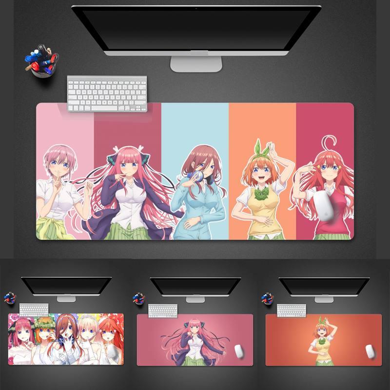 Mouse Pads & Wrist Rests Nakano Miku Gotoubun No Hanayome Anime Girl Desk Table Protect Gamer Office Large Mat Pad X XL Non-slip Laptop Mous
Mouse Pads & Wrist Rests Nakano Miku Gotoubun No Hanayome Anime Girl Desk Table Protect Gamer Office Large Mat Pad X XL Non-slip Laptop Mous