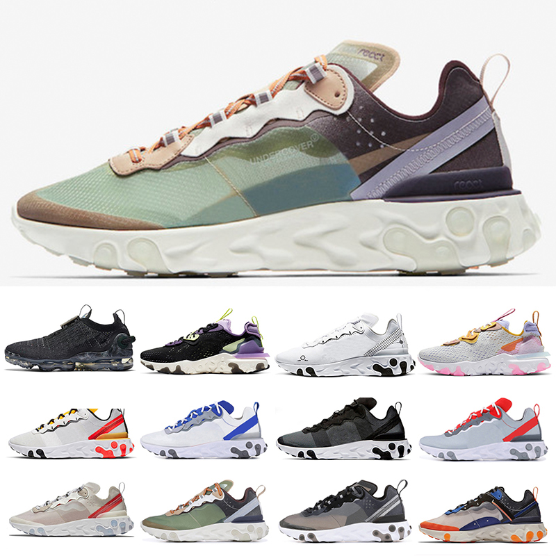 2021 React Element 55 87 Running Shoes For Men Women Tour Green Pale Pink Triple Black Olive Mens Traienrs Sports Sneakers size 36-45
2021 React Element 55 87 Running Shoes For Men Women Tour Green Pale Pink Triple Black Olive Mens Traienrs Sports Sneakers size 36-45