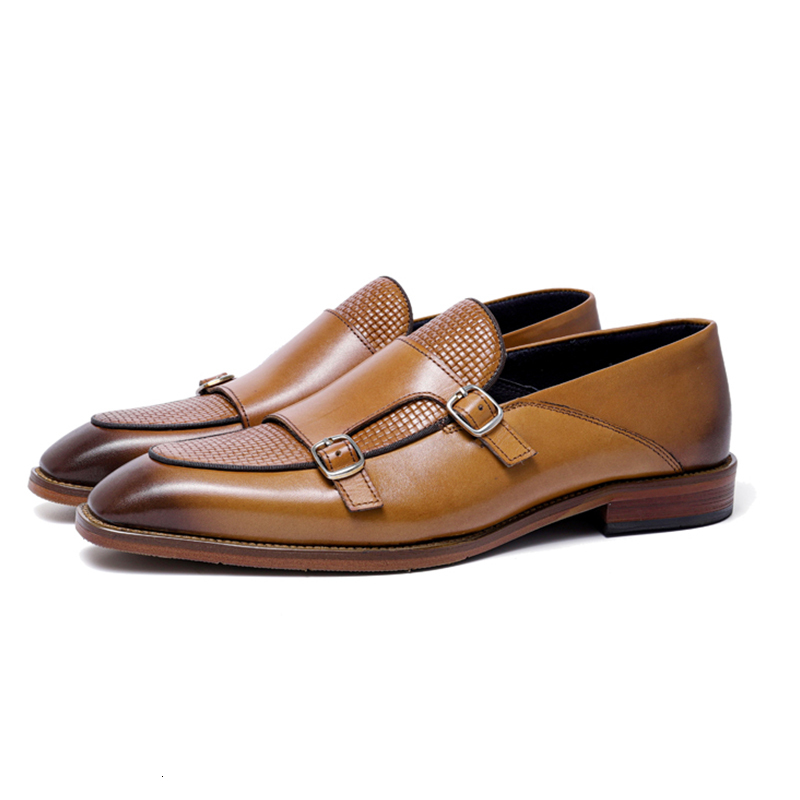 Dress Shoes phenkang men's loafers genuine leather slide casual brown buckle business wedding party shoes A8X7, 1# shoe box
Dress Shoes phenkang men's loafers genuine leather slide casual brown buckle business wedding party shoes A8X7, 1# shoe box