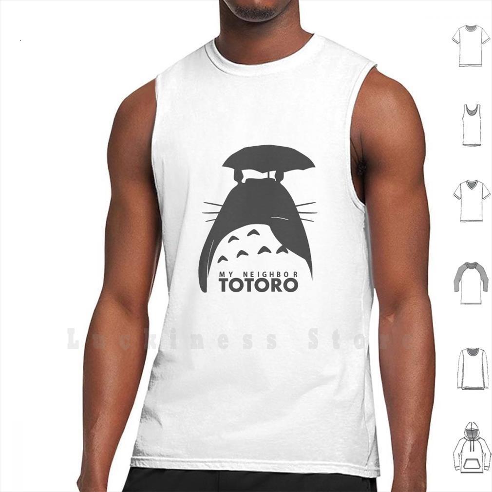 totoro tank vest men 100% cotton sweater color anime cute umbrella whiskers my neighbor love, White;black
totoro tank vest men 100% cotton sweater color anime cute umbrella whiskers my neighbor love, White;black