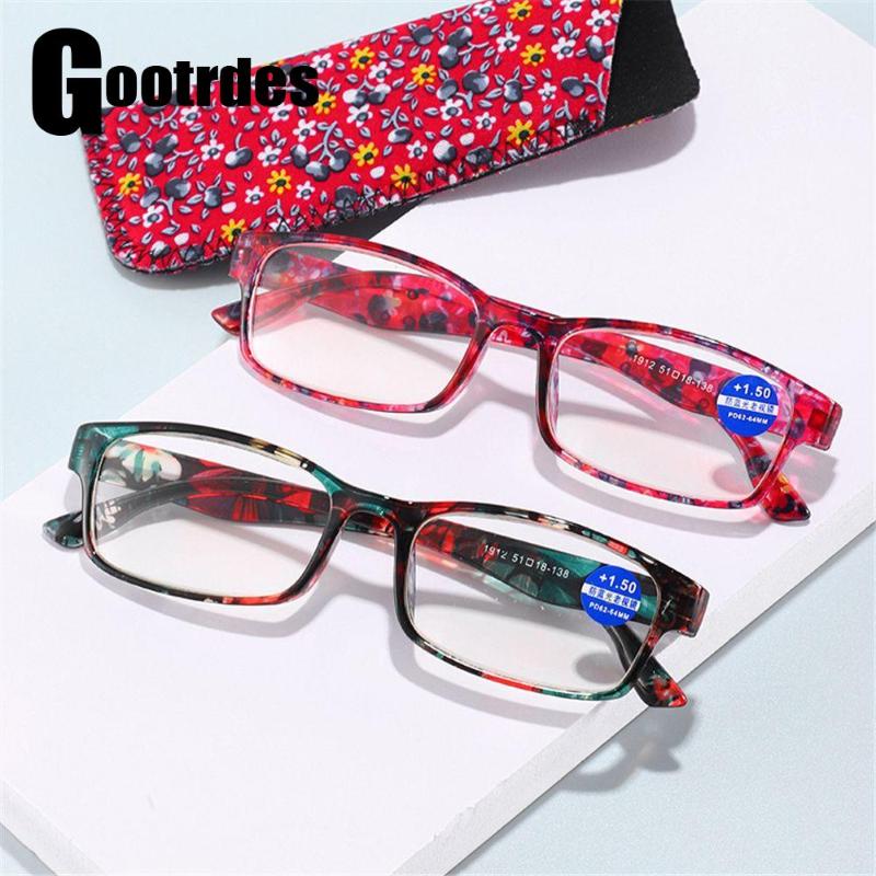 Sunglasses Ultralight PC Frame Reading Glasses With Bag Women Men Anti Blue Ray Lens Presbyopia Eyeglasses Fashion Print Eyewear +1.0~+4.0
Sunglasses Ultralight PC Frame Reading Glasses With Bag Women Men Anti Blue Ray Lens Presbyopia Eyeglasses Fashion Print Eyewear +1.0~+4.0