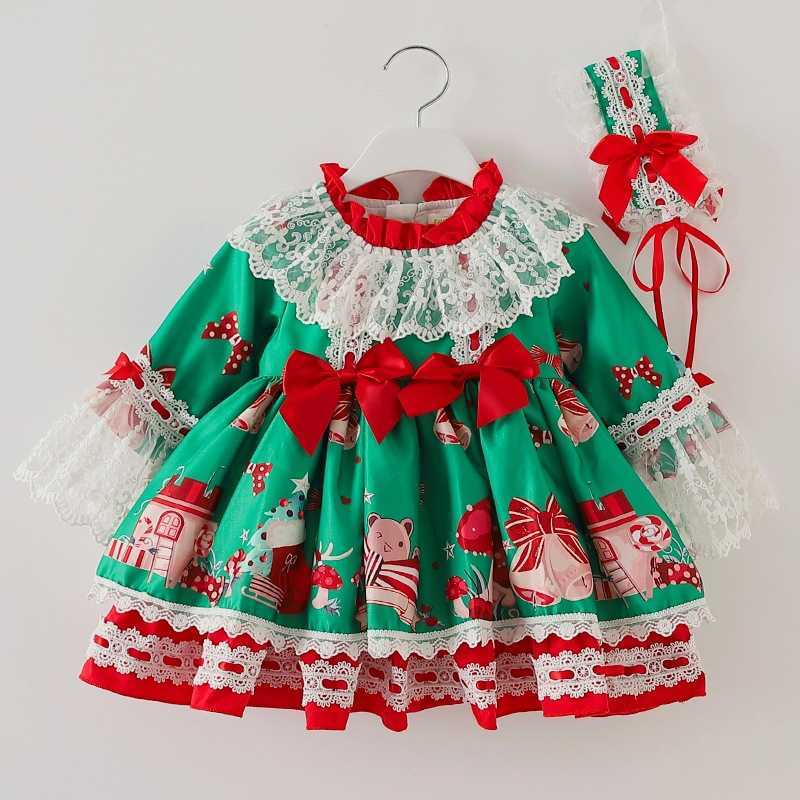 2Pcs Spanish Style Baby Clothes Christmas Green Dress For Toddler Girls Xmas Party Frocks Girl Lolita Princess Fluffy Dresses 210615
2Pcs Spanish Style Baby Clothes Christmas Green Dress For Toddler Girls Xmas Party Frocks Girl Lolita Princess Fluffy Dresses 210615