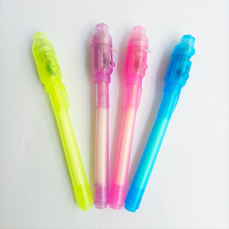 Multifunction Invisible Ink Pen Funny Marker Magic UV Light Highlighter Kids Students Gift Novelty Item School Supply