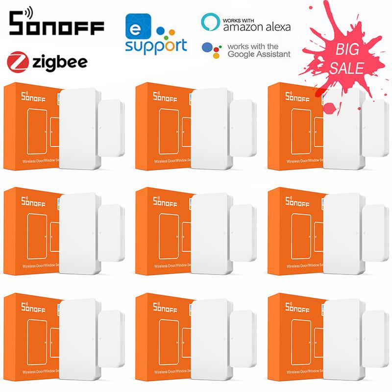 Smart Home Control 1/20 Pcs SONOFF SNZB-04 ZigBee Door Window Sensor Security System Detector Work With EWelink App Alexa Google
Smart Home Control 1/20 Pcs SONOFF SNZB-04 ZigBee Door Window Sensor Security System Detector Work With EWelink App Alexa Google