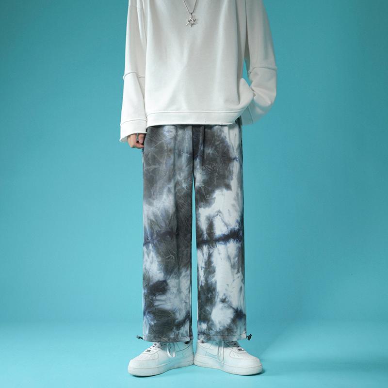 Men's Pants Men Hip Hop Black Cargo Joggers Sweatpants Overalls Printed Streetwear Harem Women Fashions Trousers