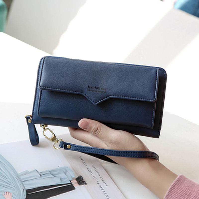 Wallets Large Capacity PU Leather Card Holder Phone Bag Purse Clutch Fashion Women Wallet Long, Black
Wallets Large Capacity PU Leather Card Holder Phone Bag Purse Clutch Fashion Women Wallet Long, Black
