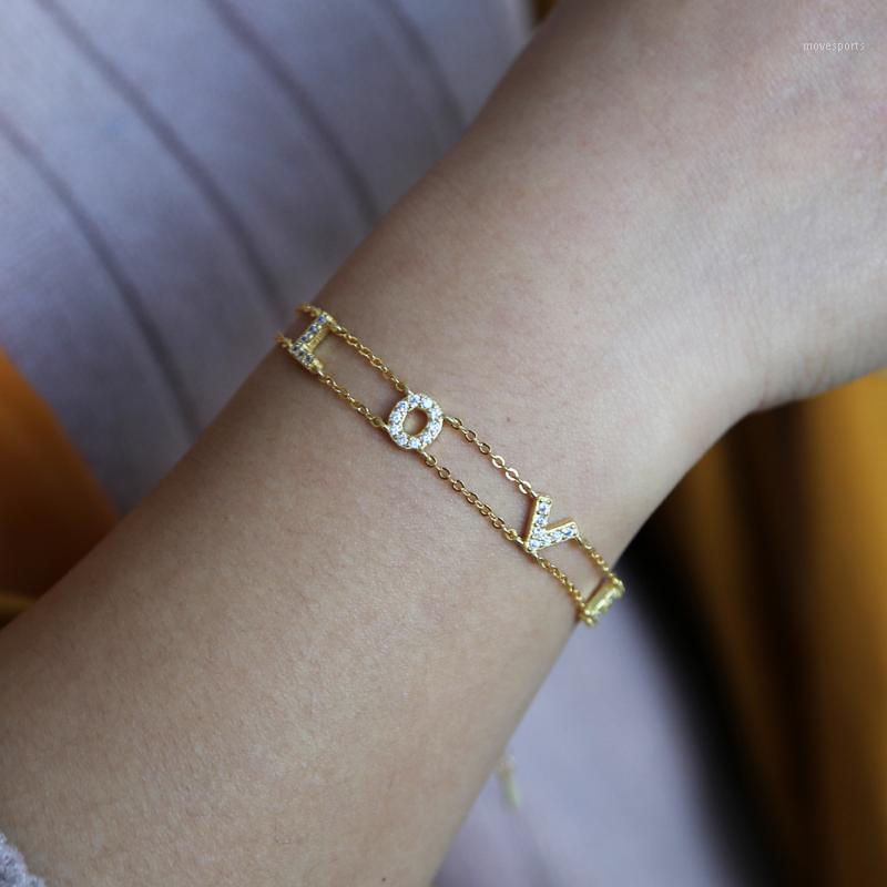 Link, Chain Valentines Gift For Lover Love Letter 925 Silver Bracelet With Biling Cute CZ Double Girlfriend Delicate Alphabet Jewelry1
Link, Chain Valentines Gift For Lover Love Letter 925 Silver Bracelet With Biling Cute CZ Double Girlfriend Delicate Alphabet Jewelry1