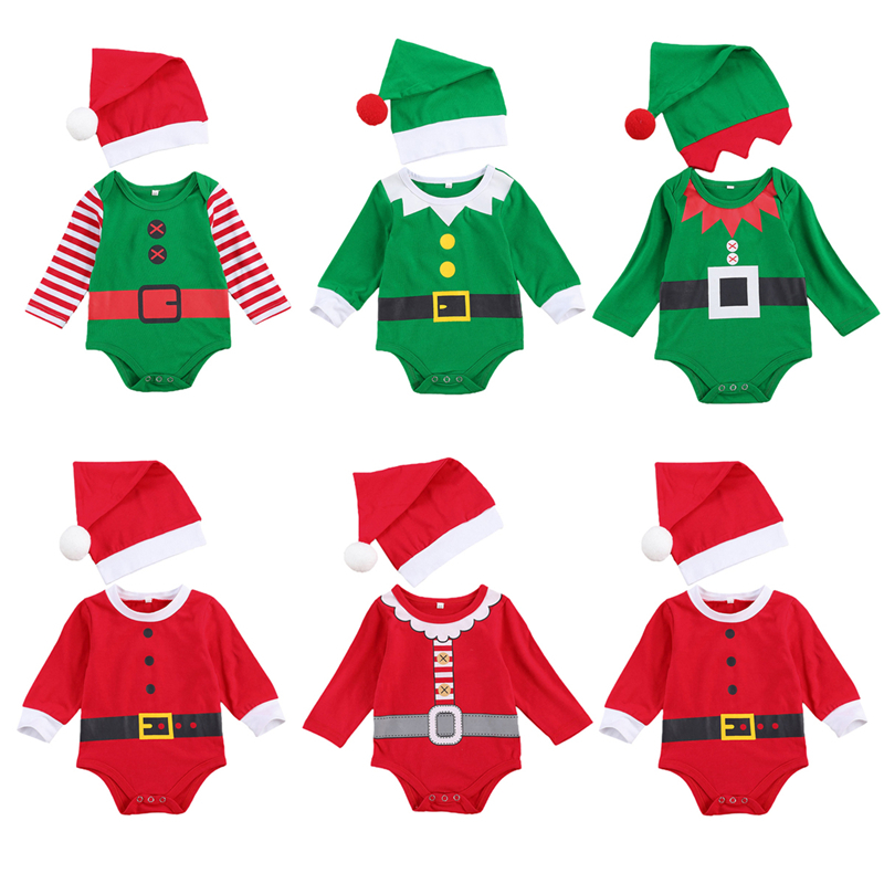 2 Pcs Newborn Christmas Outfits Long Sleeve Round Neck Print Bodysuit+ Pompom Cap Cotton Infant Boy Girl Clothes Xmas Clothing, As photo shows
2 Pcs Newborn Christmas Outfits Long Sleeve Round Neck Print Bodysuit+ Pompom Cap Cotton Infant Boy Girl Clothes Xmas Clothing, As photo shows