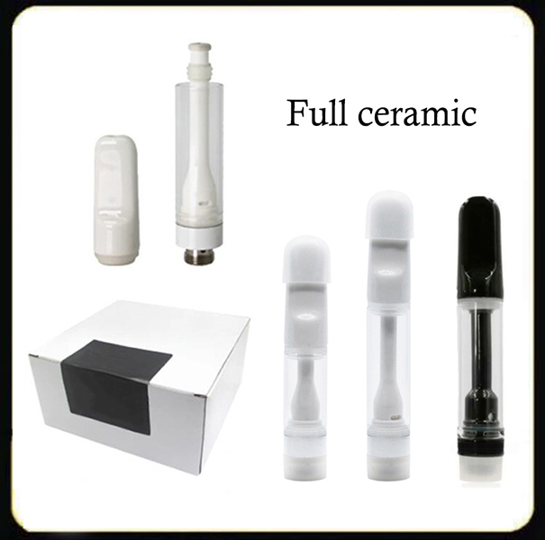 Full Ceramic 510 Vape Cartridge atomizer Lead Free Disposable Pen E Cigarettes Carts Packaging 0.5ML 0.8ML 1ML Thick Oil Atomzier
Full Ceramic 510 Vape Cartridge atomizer Lead Free Disposable Pen E Cigarettes Carts Packaging 0.5ML 0.8ML 1ML Thick Oil Atomzier