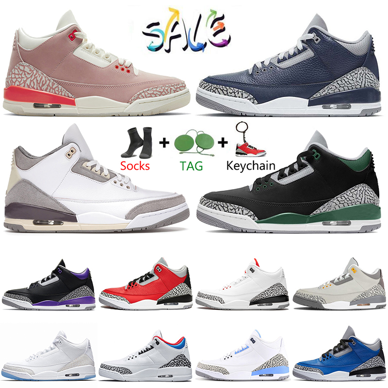 Jumpman 3 3s 2022 Mens Women Pine Green Basketball Shoes Jordon3s Rust Pink Fragment Sports Sneakers Georgetown White Varsity Royal Trainers With Socks, Item.29 36-47 tinker hatfield
Jumpman 3 3s 2022 Mens Women Pine Green Basketball Shoes Jordon3s Rust Pink Fragment Sports Sneakers Georgetown White Varsity Royal Trainers With Socks, Item.29 36-47 tinker hatfield