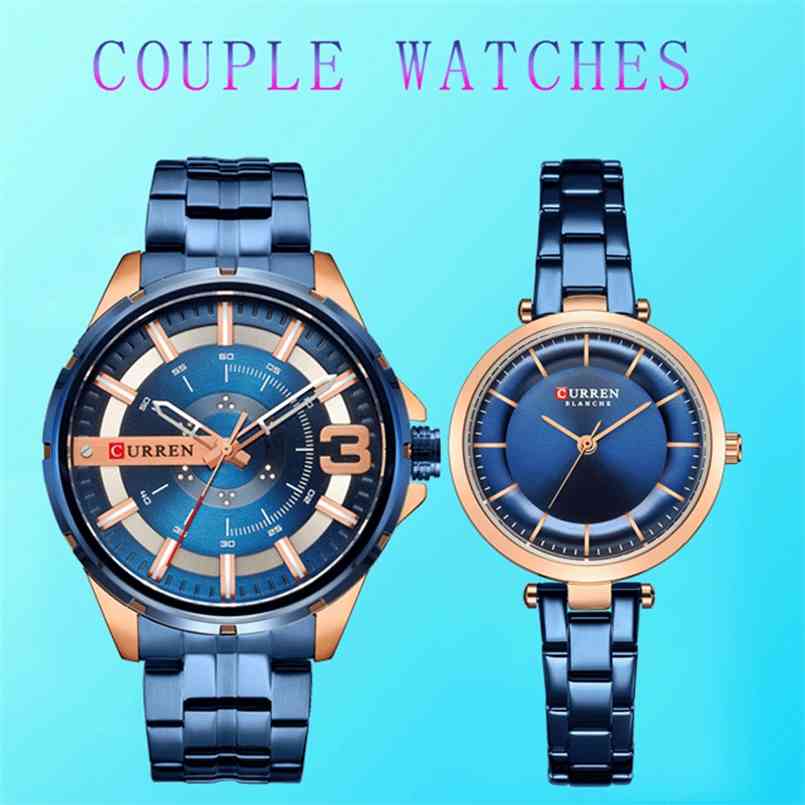 Curren Couple Watches For Lovers Stainless Steel Business Women And Men Pair Wristwatch Relogio Feminino 210707, Silver
Curren Couple Watches For Lovers Stainless Steel Business Women And Men Pair Wristwatch Relogio Feminino 210707, Silver