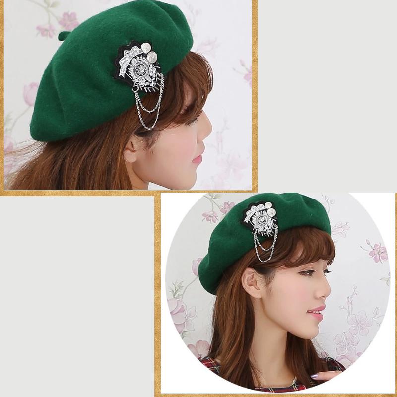Berets Jiexijie 100% Wool Beret Female Winter Hats Vivi Models Riveted Ladies Painter Hat Rivet Round Cap For Women's, Black
Berets Jiexijie 100% Wool Beret Female Winter Hats Vivi Models Riveted Ladies Painter Hat Rivet Round Cap For Women's, Black