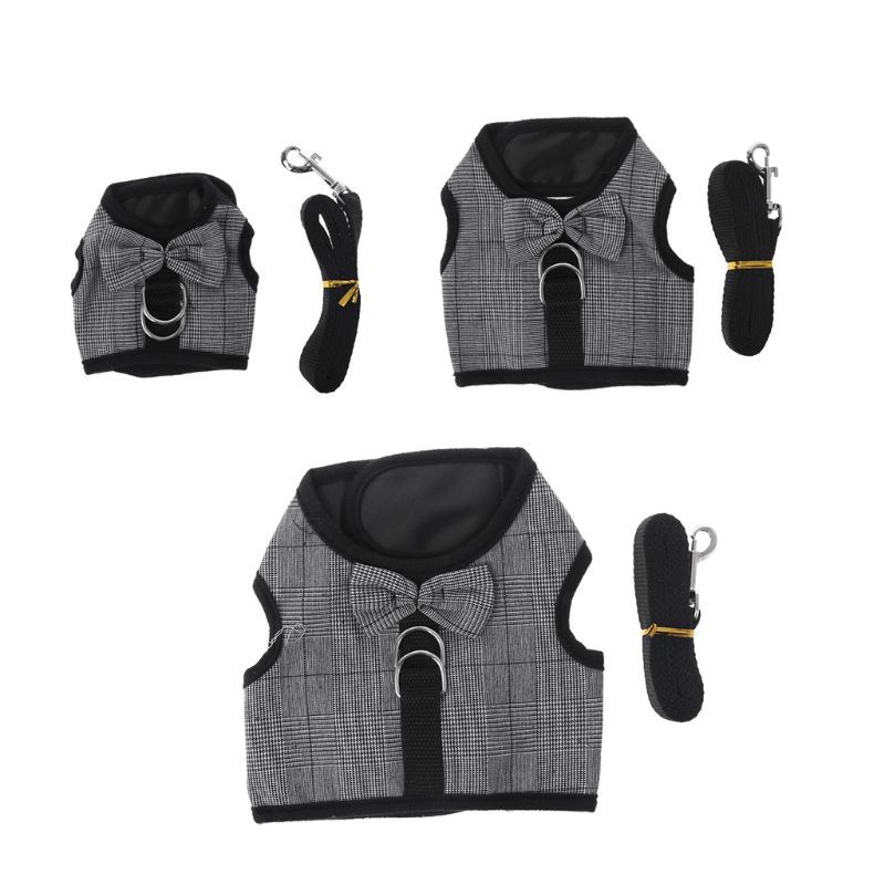 Rabbits Hamster Harnas Vest Met Leas Bunny Mesh Chest strap Harnassen Fret Cavia Small animals Household accessories S/M/L
